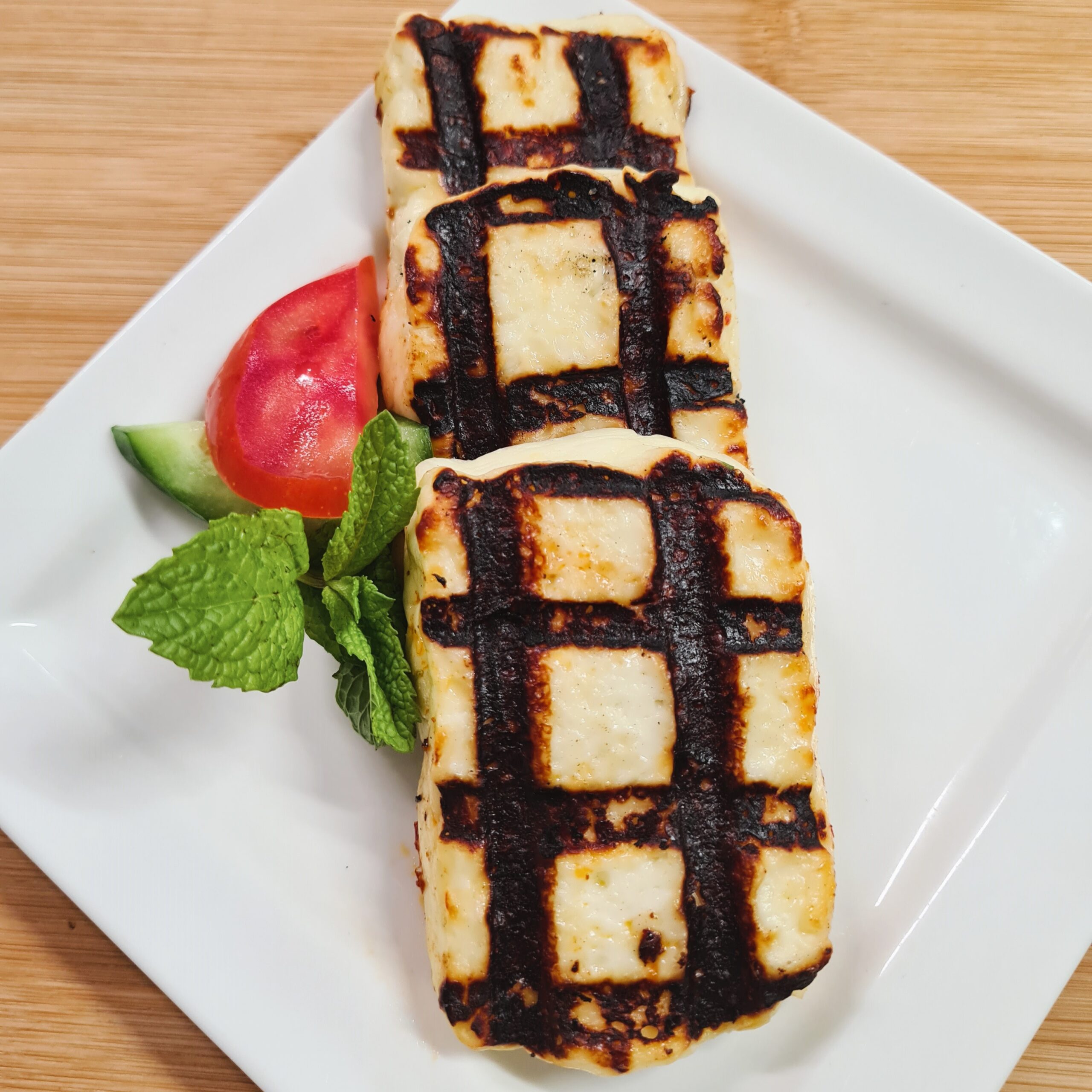 Grilled halloumi